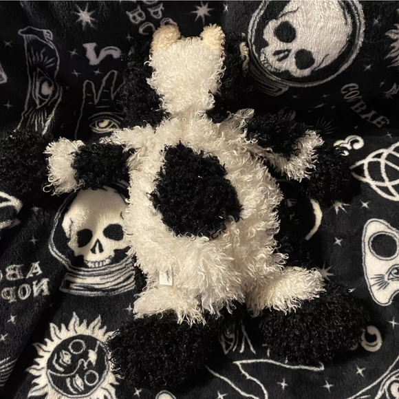 16” Harry & David Animal Adventure Cow Plush Stuffed Animal Black White 2006 Toy - Picture 2 of 4